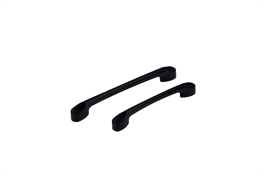 zinc alloy cabinet drawer handle pulls finish black hole distance 96/128mm 53g AST-6008