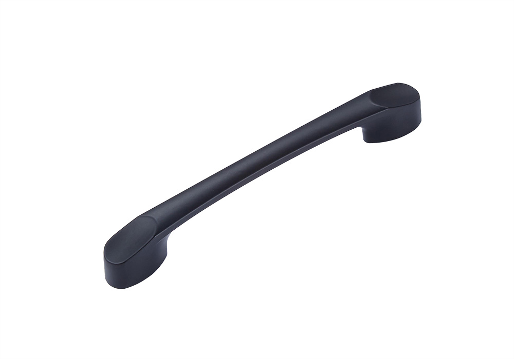 zinc alloy decoration drawer handle finishblack hole distance 96mm 54g AST-6009